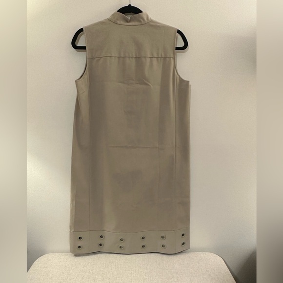 Lafayette 148 Brown Mock Neck Mini Dress Size Medium - Picture 2 of 11